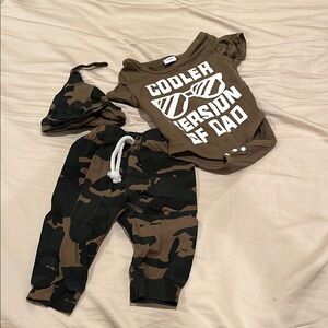 Camouflage Baby Outfit Set